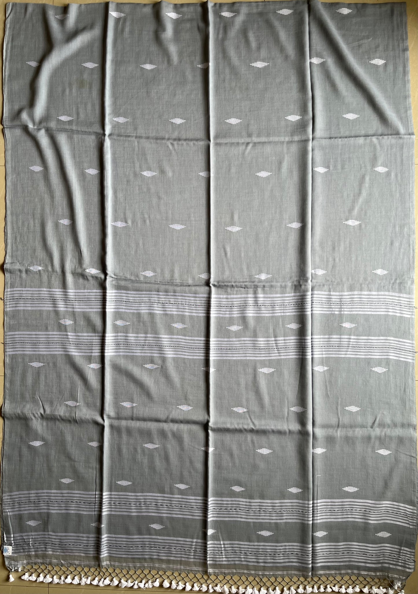 Mul Cotton handwoven Saree (Handloom Marked)