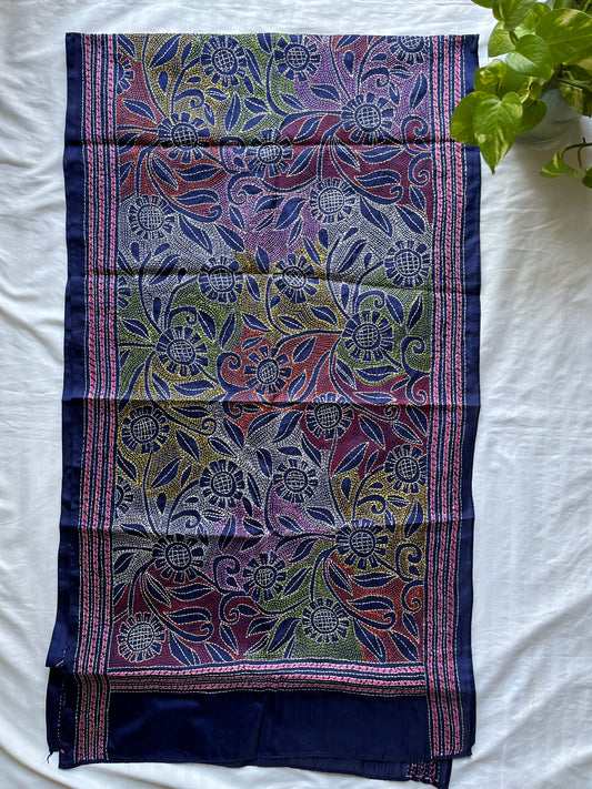 Kantha Art Silk Stole 22"