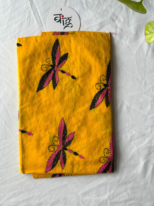 Kantha Stitch Blouse Piece | Cotton | 1 Meter