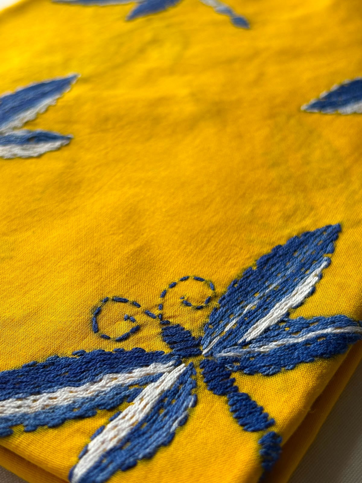 Kantha Stitch Blouse Piece | Cotton | 1 Meter