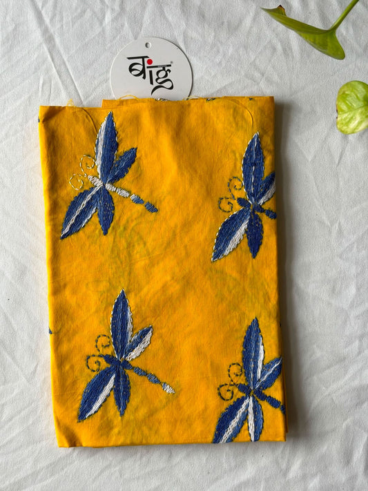 Kantha Stitch Blouse Piece | Cotton | 1 Meter