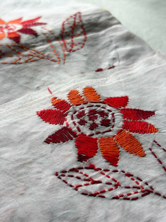 Kantha Stitch Blouse Piece | Cotton | 1 Meter