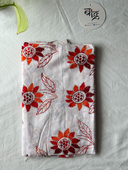 Kantha Stitch Blouse Piece | Cotton | 1 Meter
