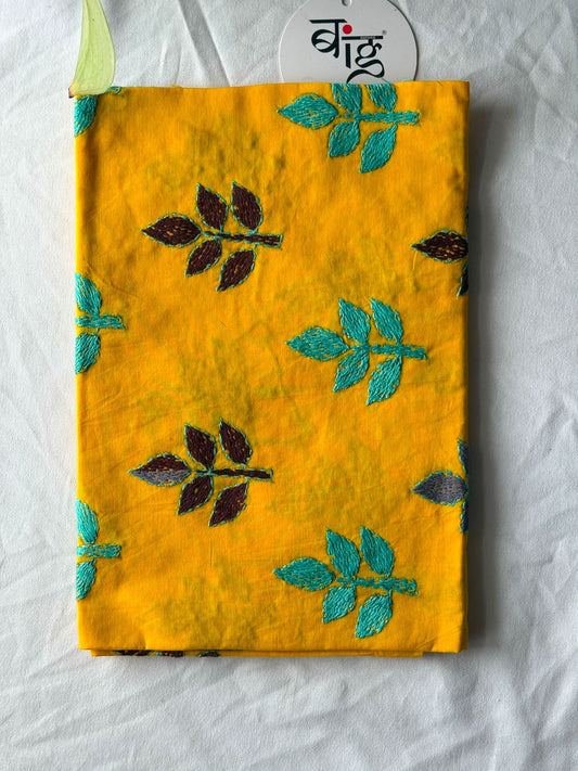 Kantha Stitch Blouse Piece | Cotton | 1 Meter