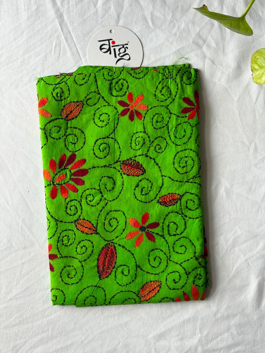 Kantha Stitch Blouse Piece | Cotton | 1 Meter