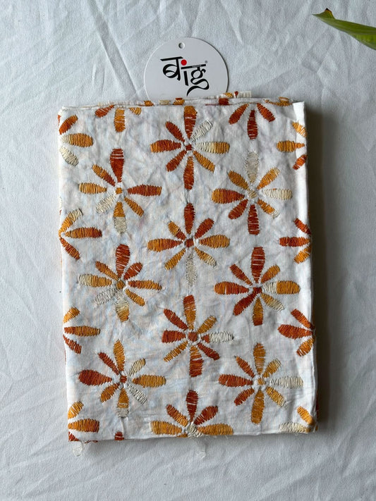 Kantha Stitch Blouse Piece | Cotton | 1 Meter