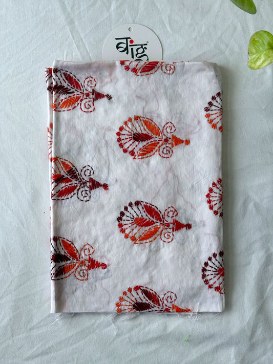 Kantha Stitch Blouse Piece | Cotton | 1 Meter
