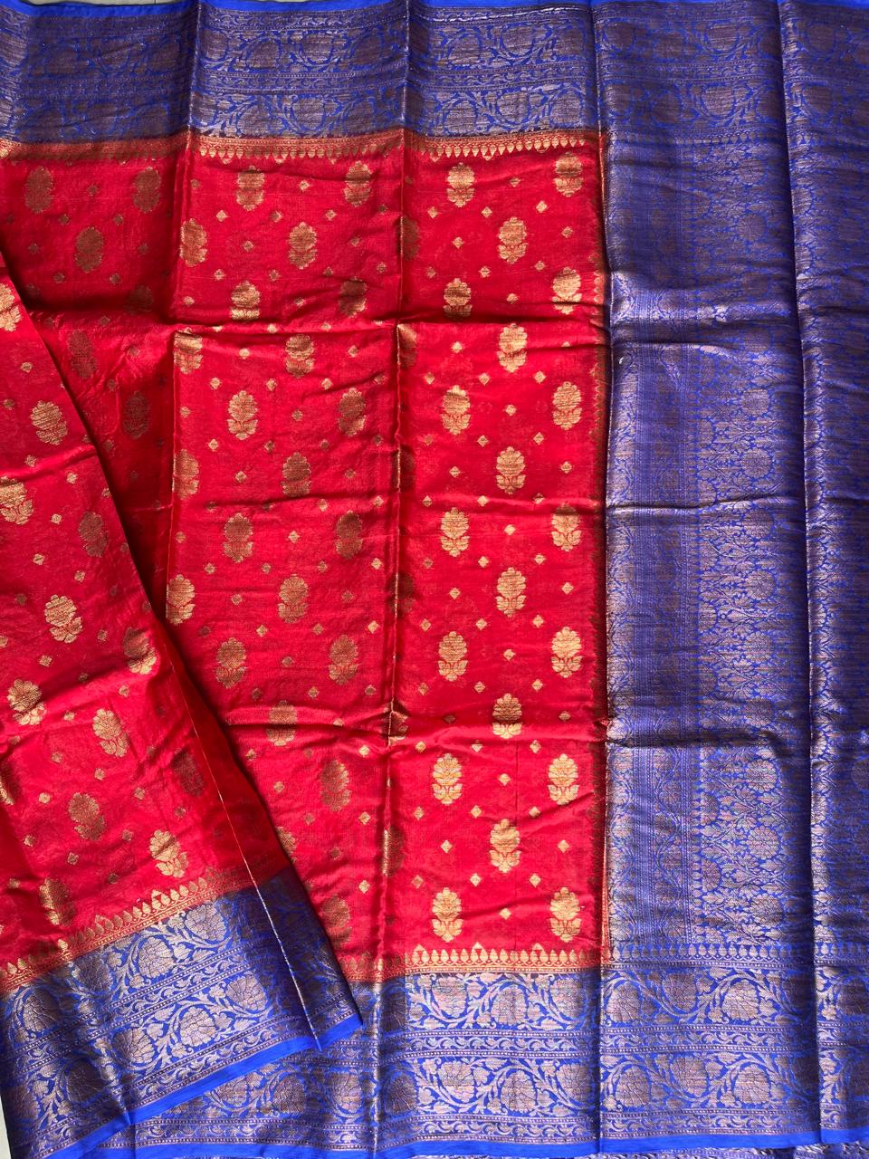 Banarasi Semi Georgette Sarees with Unstitched Running Blouse