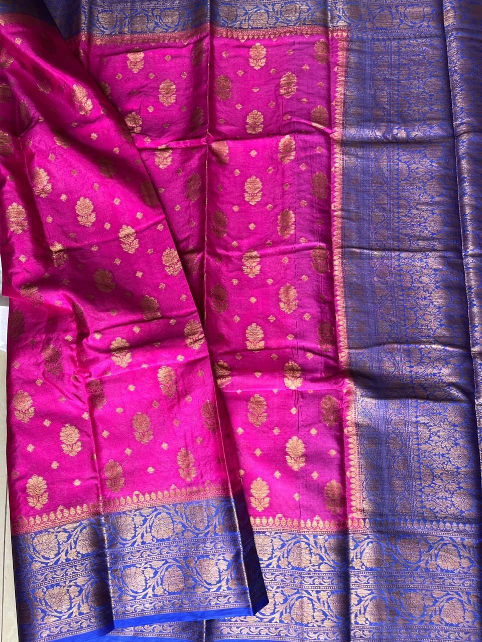 Banarasi Semi Georgette Sarees with Unstitched Running Blouse