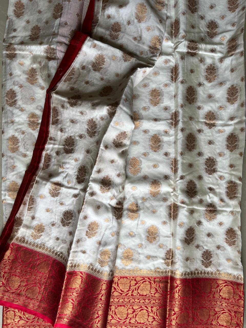 Banarasi Semi Georgette Sarees with Unstitched Running Blouse