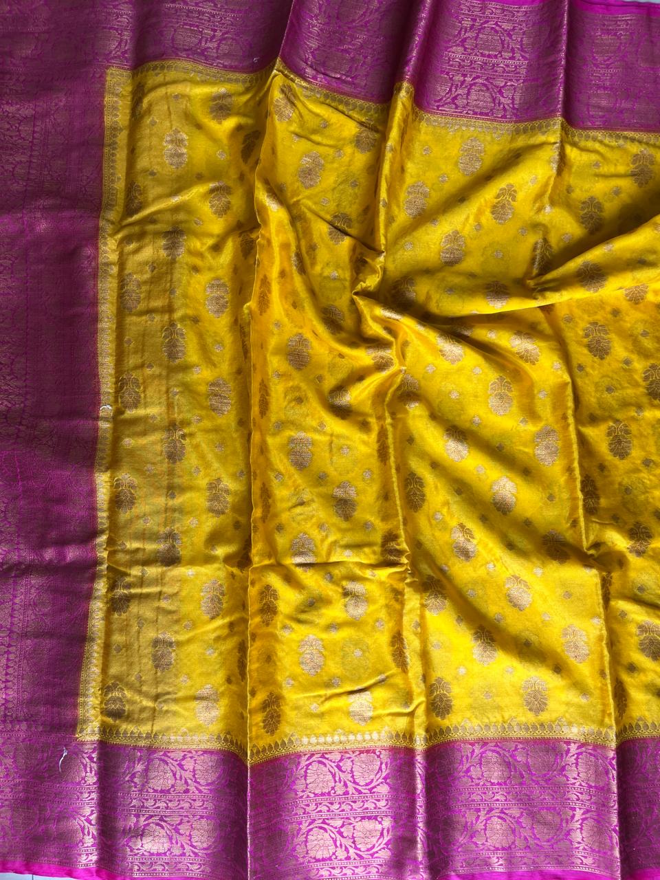 Banarasi Semi Georgette Sarees with Unstitched Running Blouse