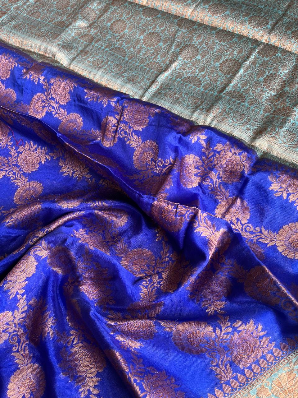 Banarasi Semi Georgette Sarees with Unstitched Running Blouse