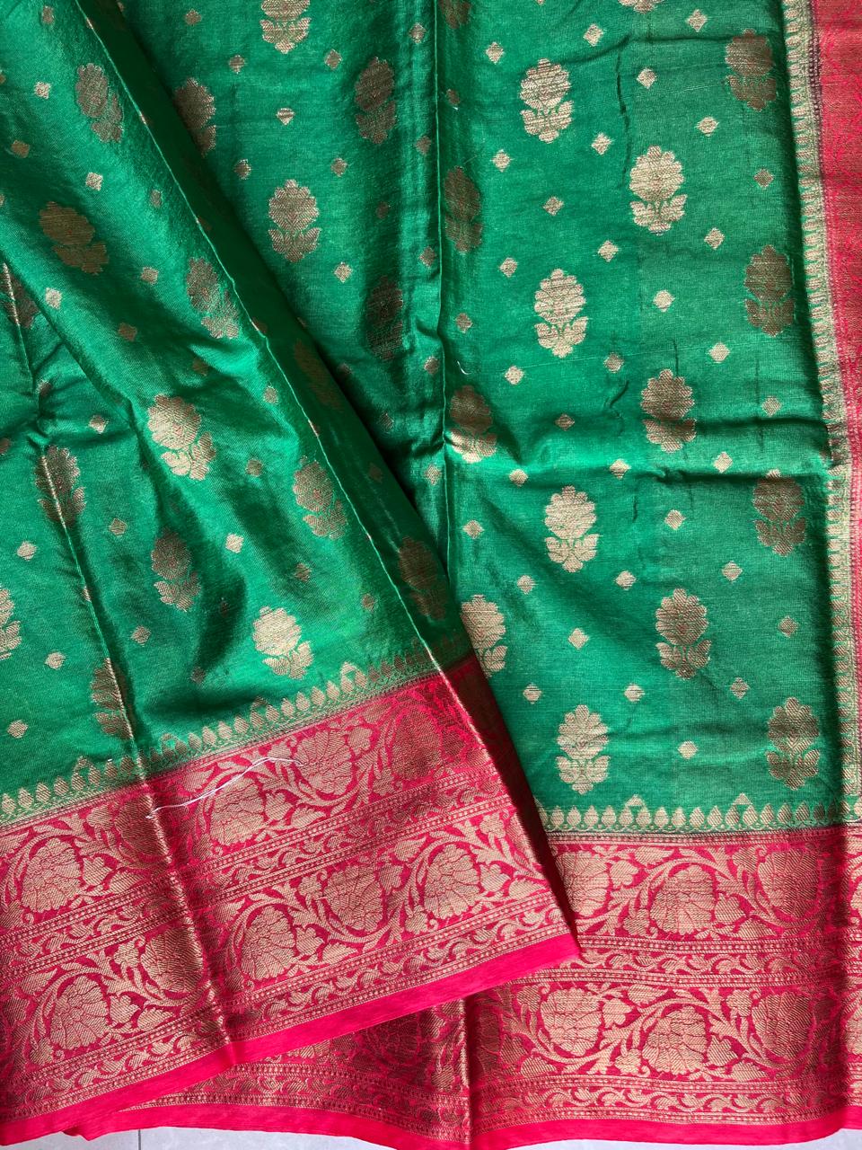 Banarasi Semi Georgette Sarees with Unstitched Running Blouse