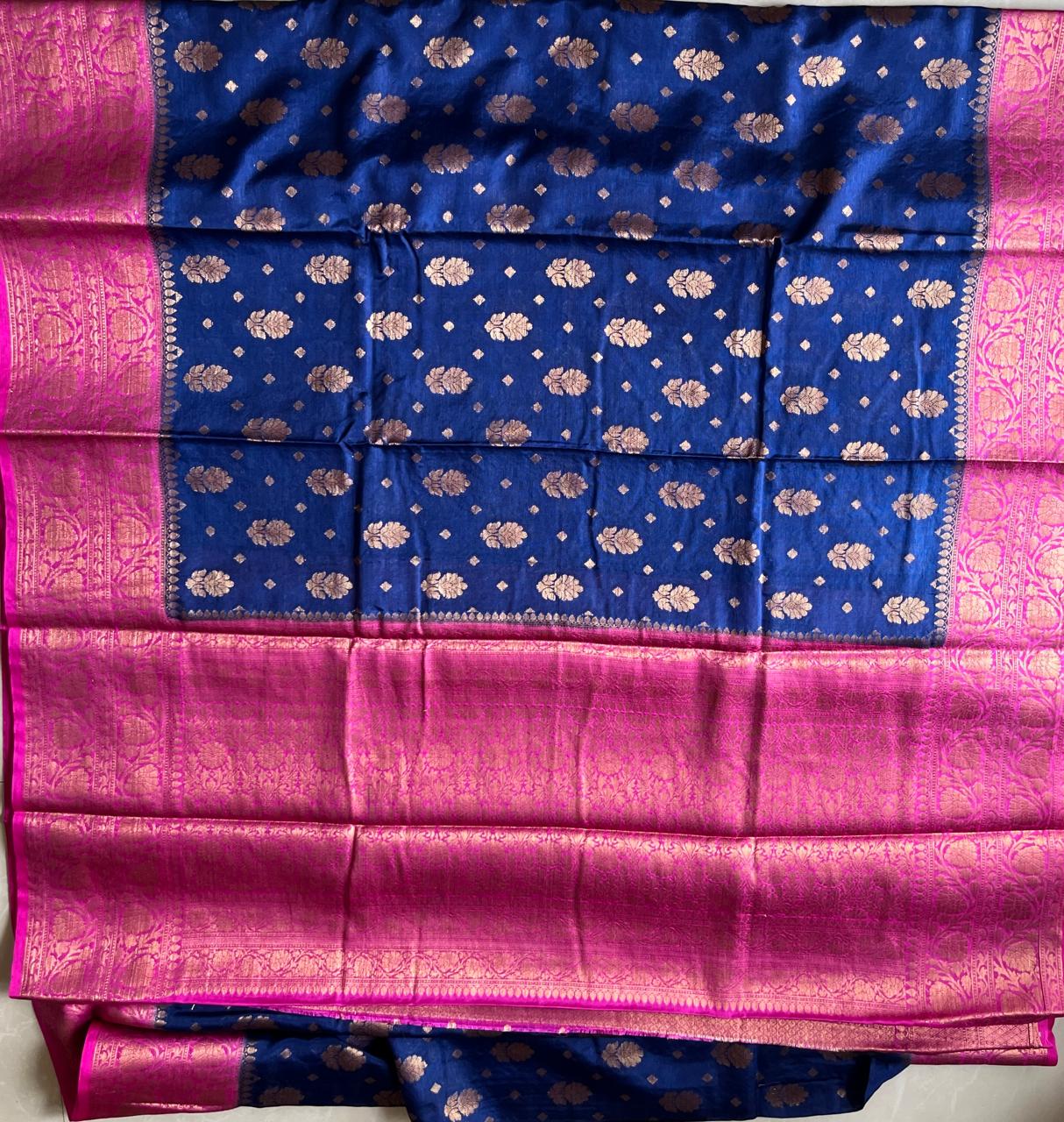 Banarasi Semi Georgette Sarees with Unstitched Running Blouse