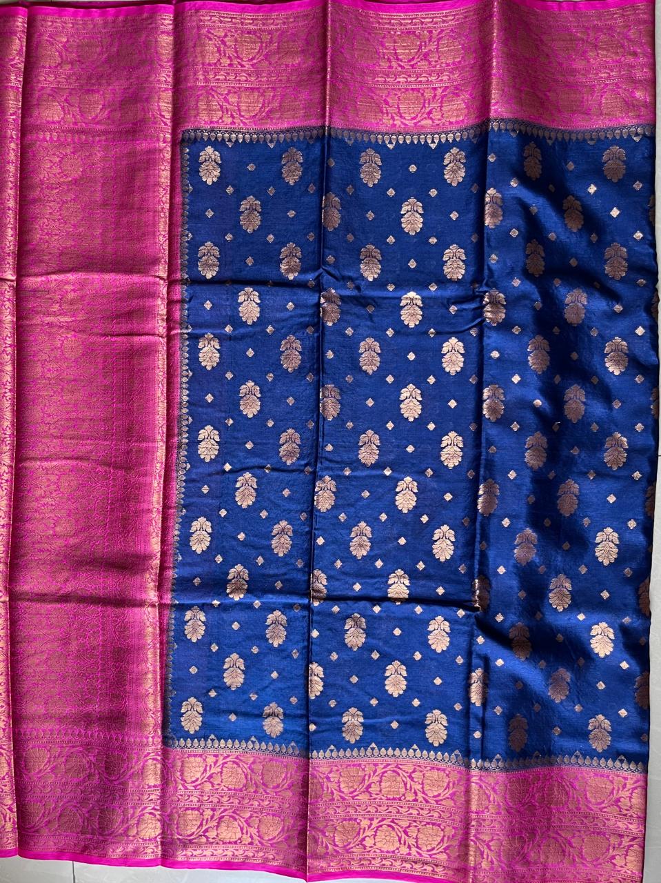 Banarasi Semi Georgette Sarees with Unstitched Running Blouse