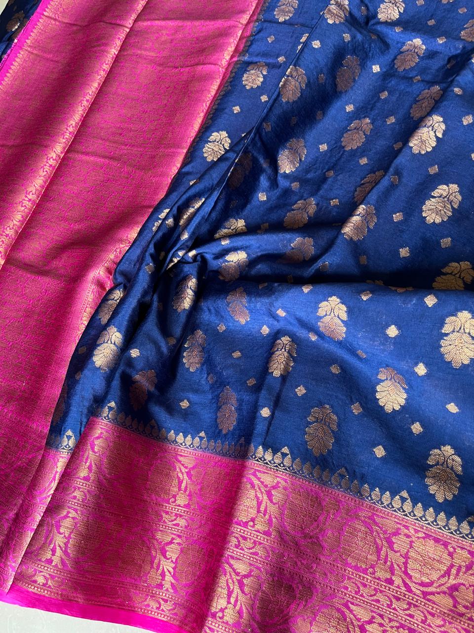 Banarasi Semi Georgette Sarees with Unstitched Running Blouse