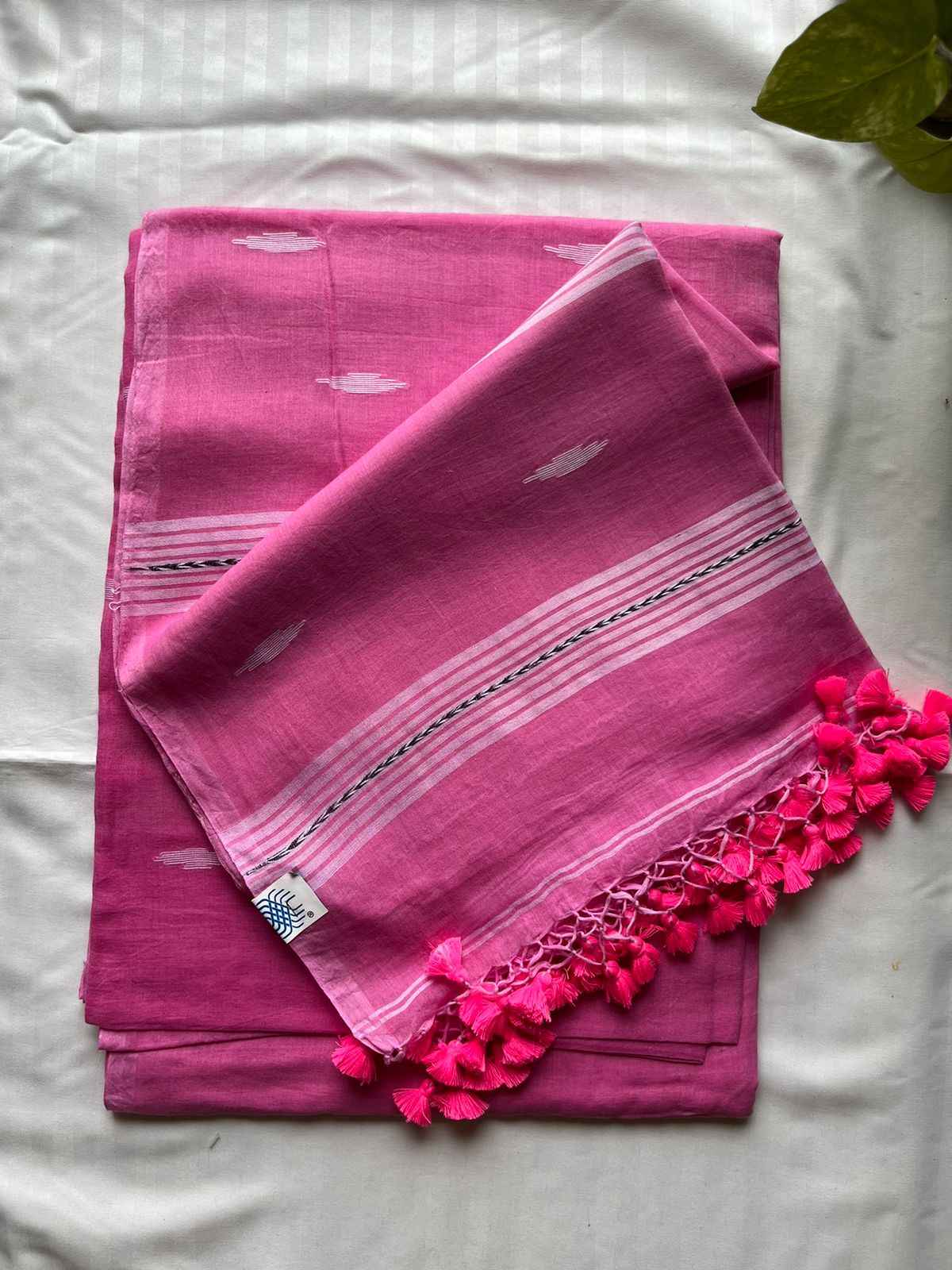 Mul Cotton handwoven Saree (Handloom Marked)