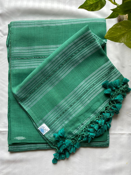 Mul Cotton handwoven Saree (Handloom Marked)