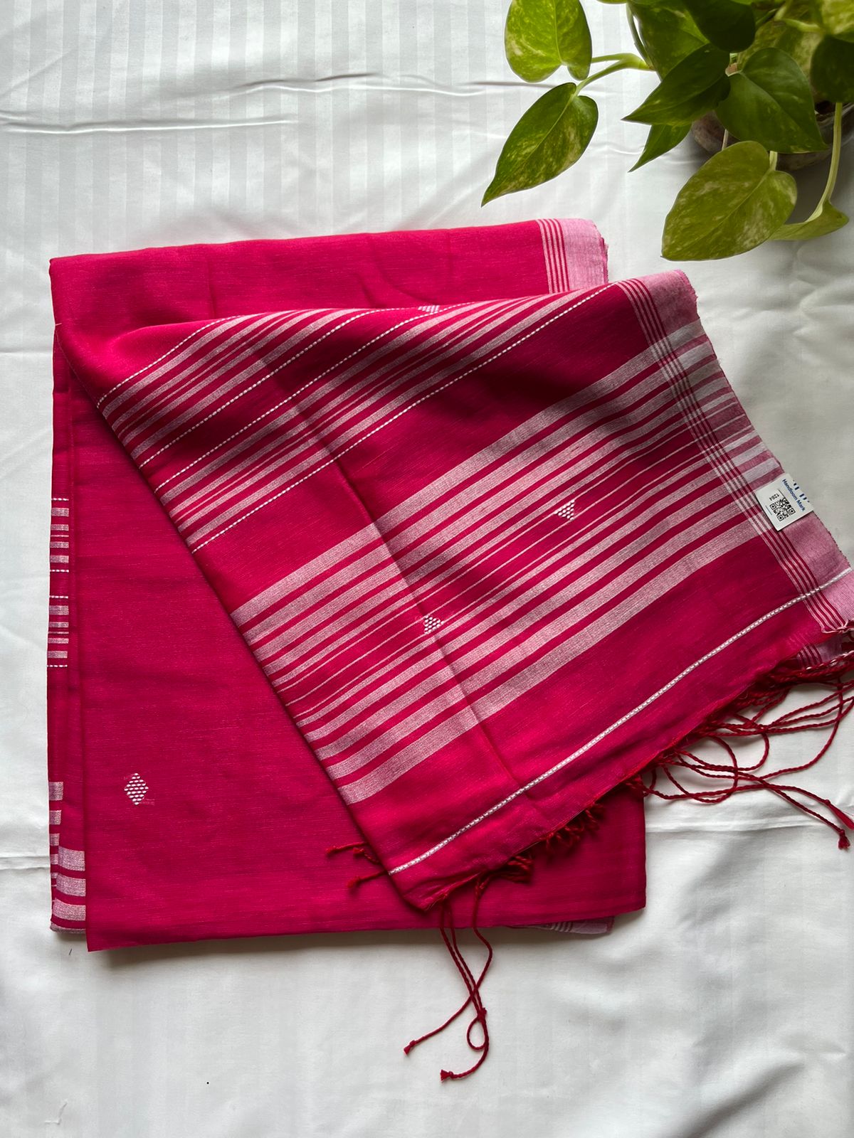 Mul Cotton handwoven Saree (Handloom Marked)