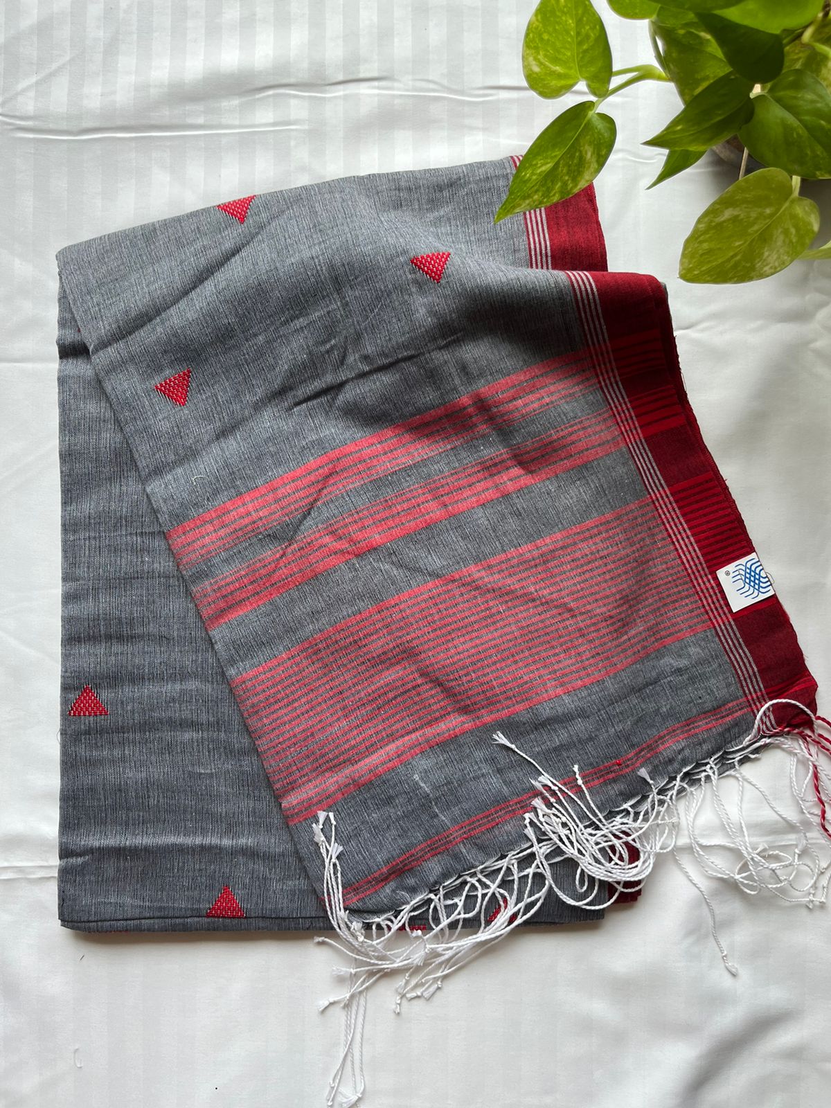 Mul Cotton handwoven Saree (Handloom Marked)