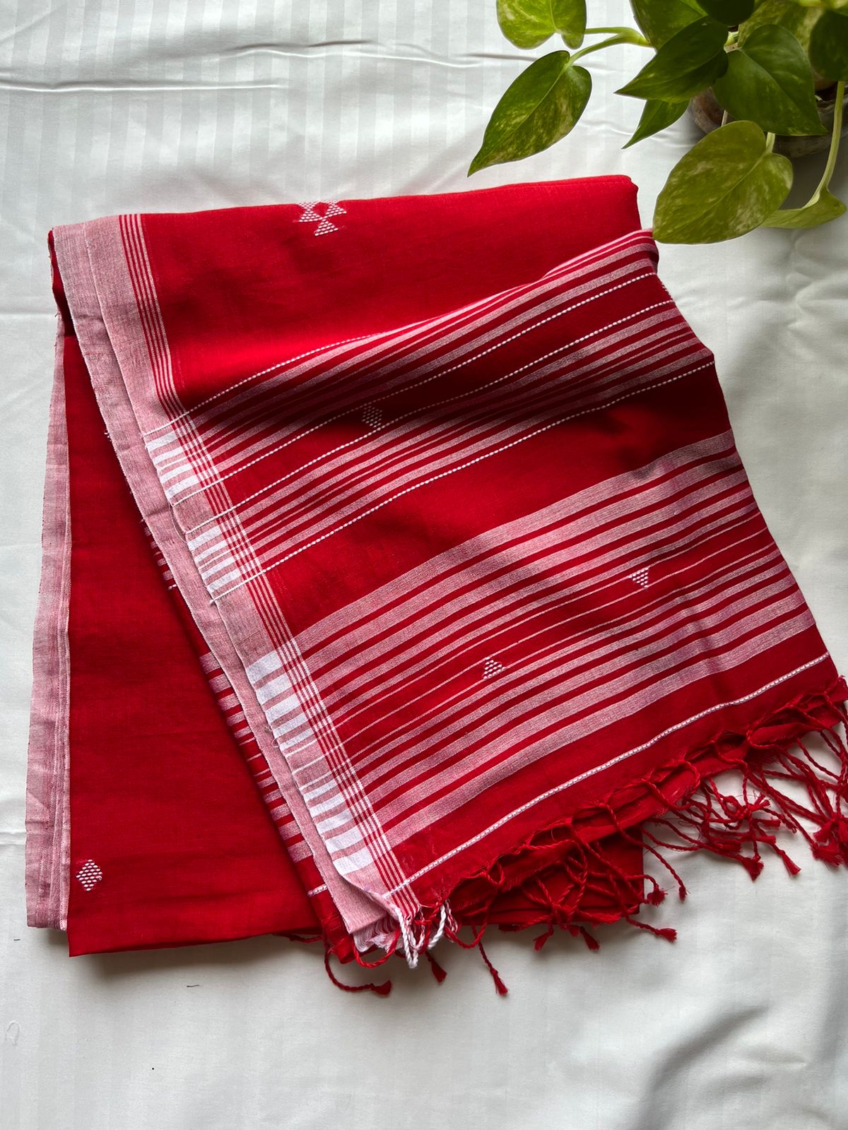 Mul Cotton handwoven Saree (Handloom Marked)