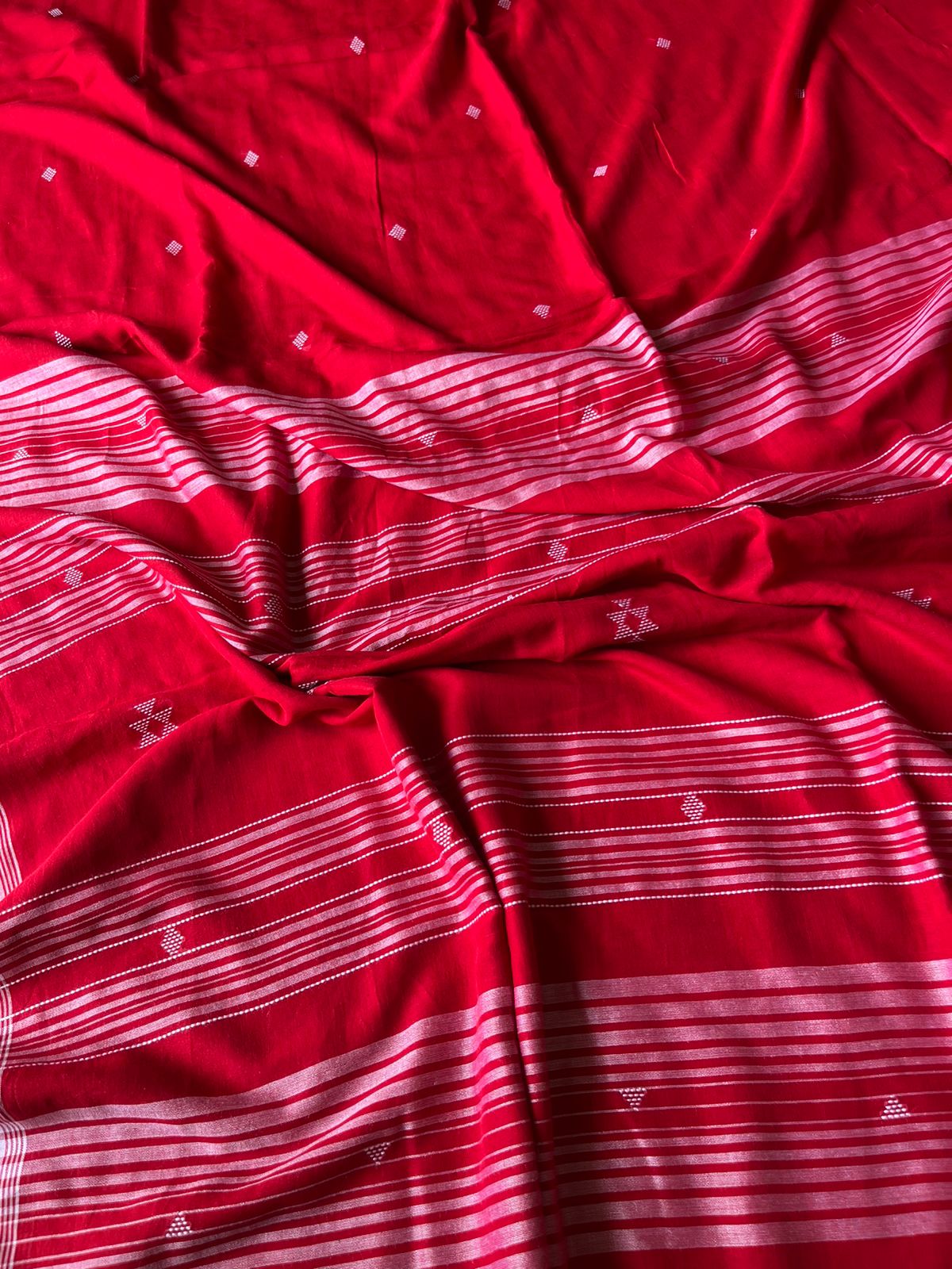 Mul Cotton handwoven Saree (Handloom Marked)