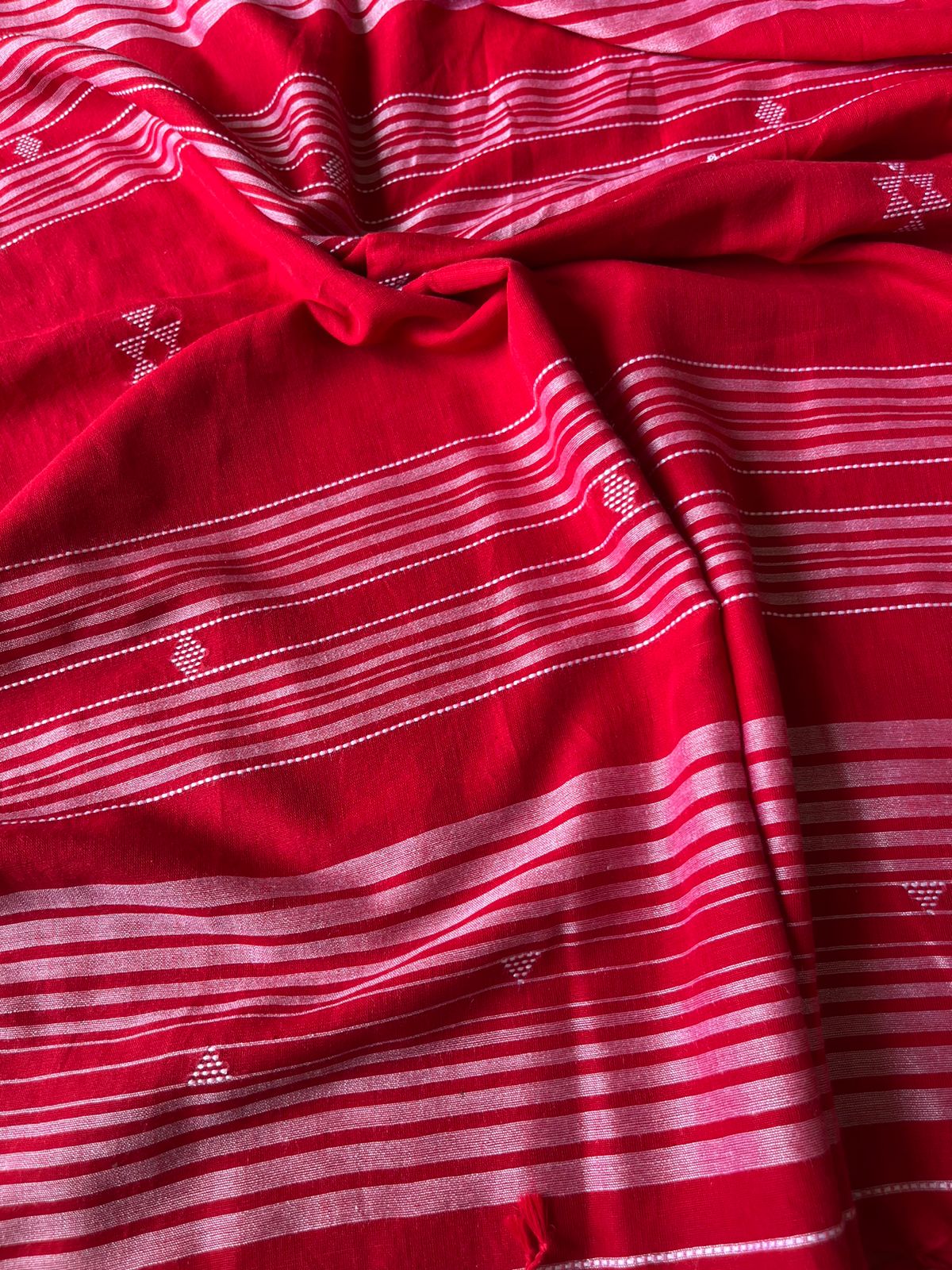 Mul Cotton handwoven Saree (Handloom Marked)