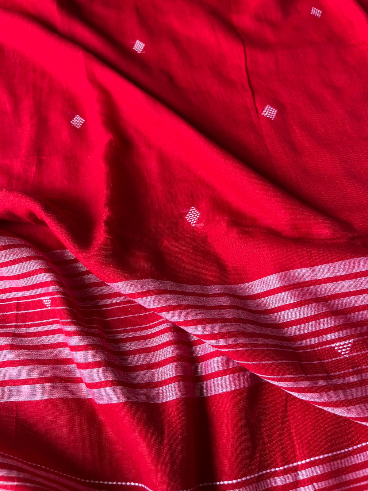 Mul Cotton handwoven Saree (Handloom Marked)