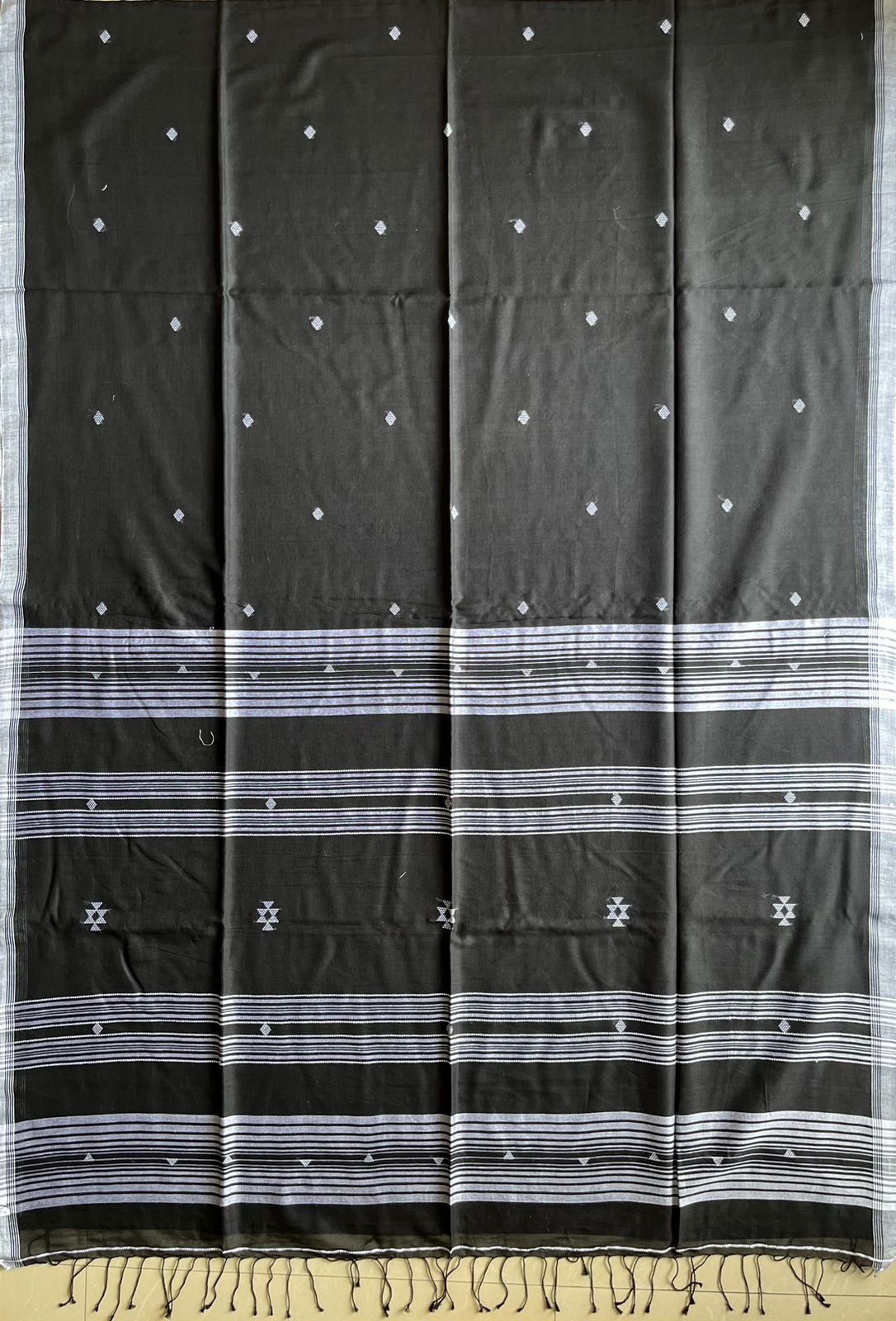 Mul Cotton handwoven Saree (Handloom Marked)