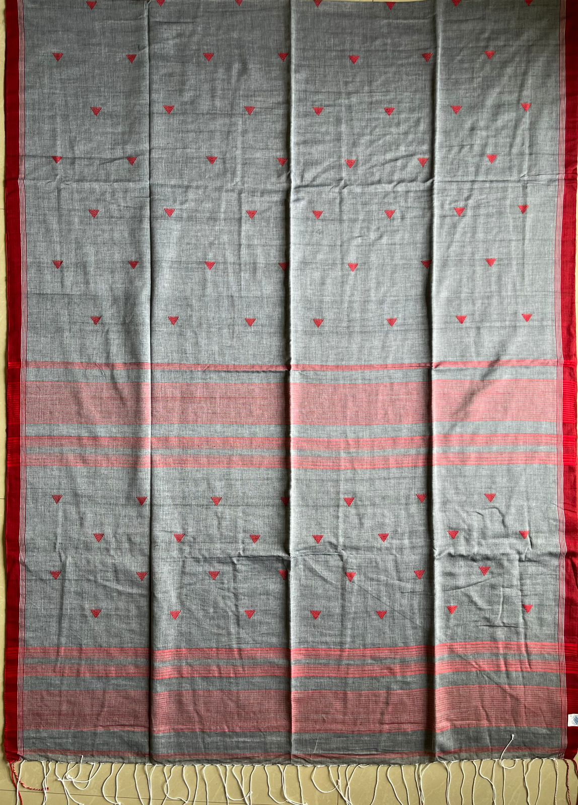 Mul Cotton handwoven Saree (Handloom Marked)