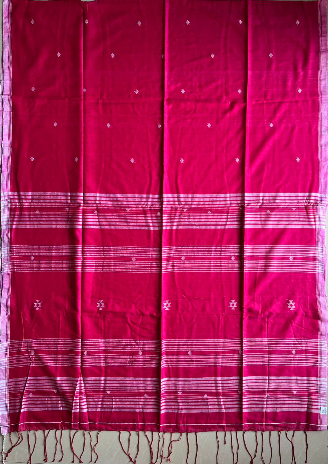 Mul Cotton handwoven Saree (Handloom Marked)