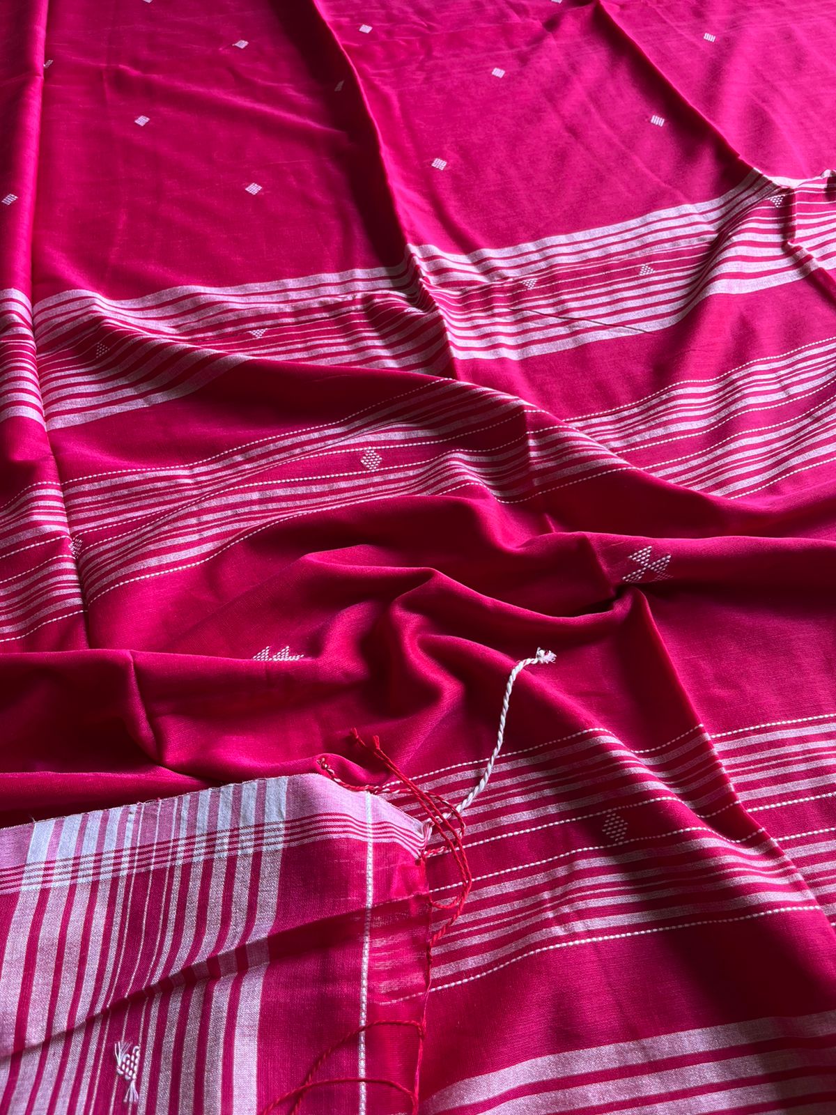 Mul Cotton handwoven Saree (Handloom Marked)