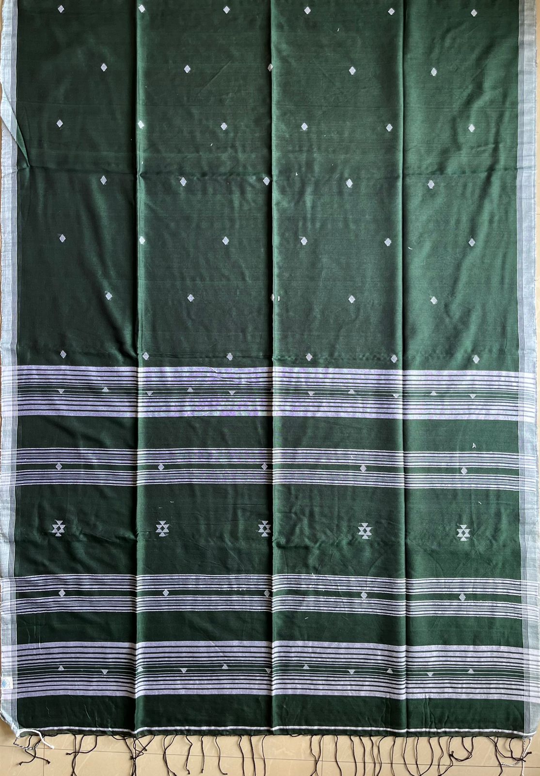 Mul Cotton handwoven Saree (Handloom Marked)