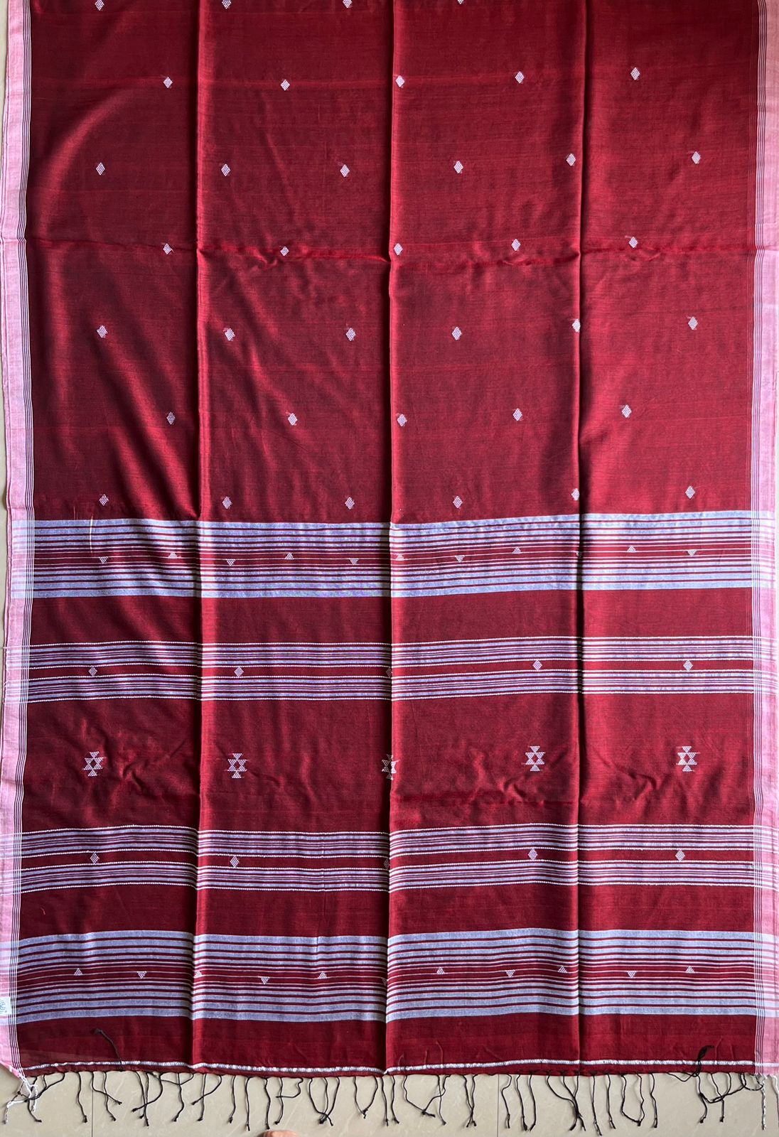 Mul Cotton handwoven Saree (Handloom Marked)