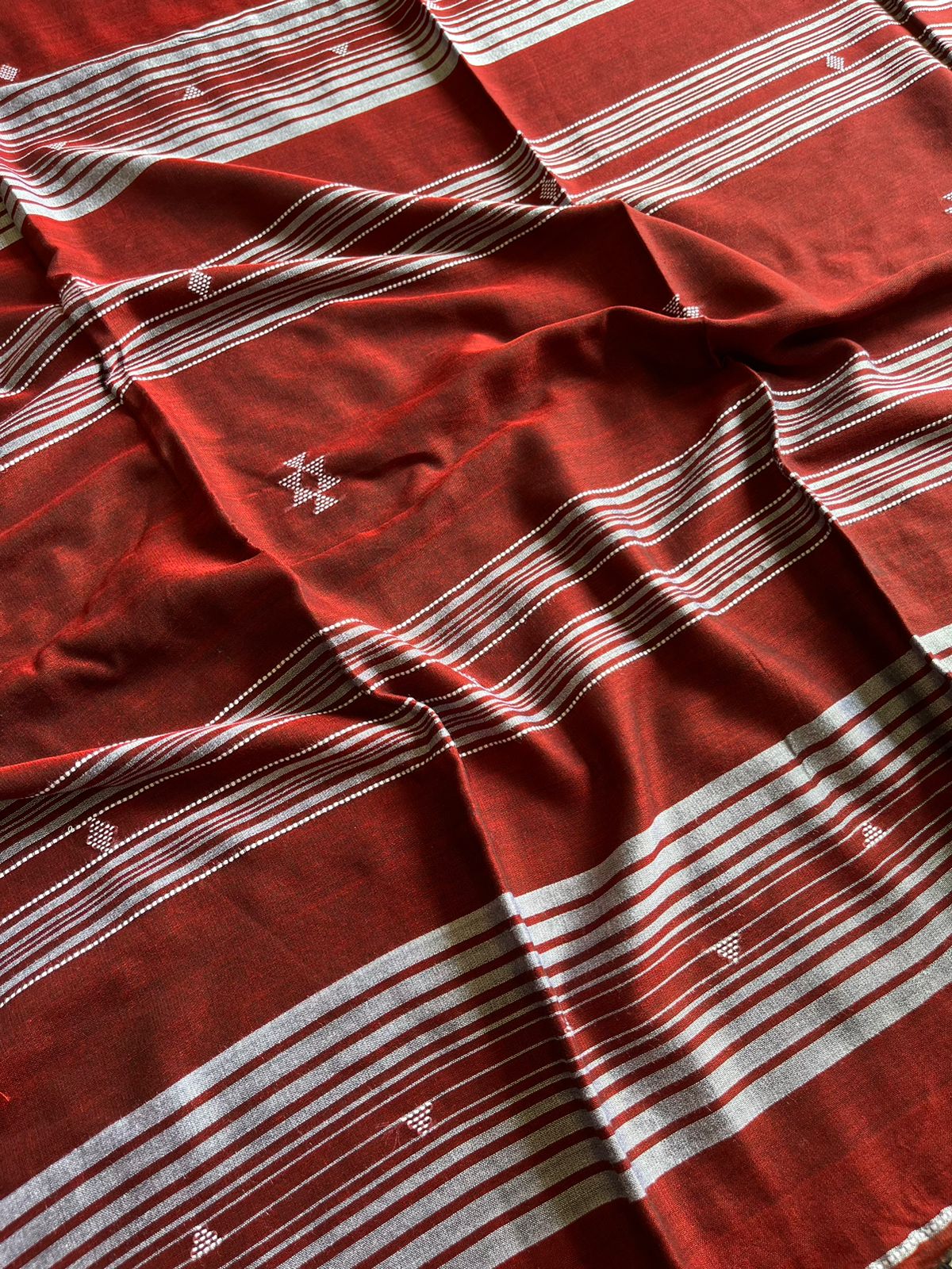 Mul Cotton handwoven Saree (Handloom Marked)