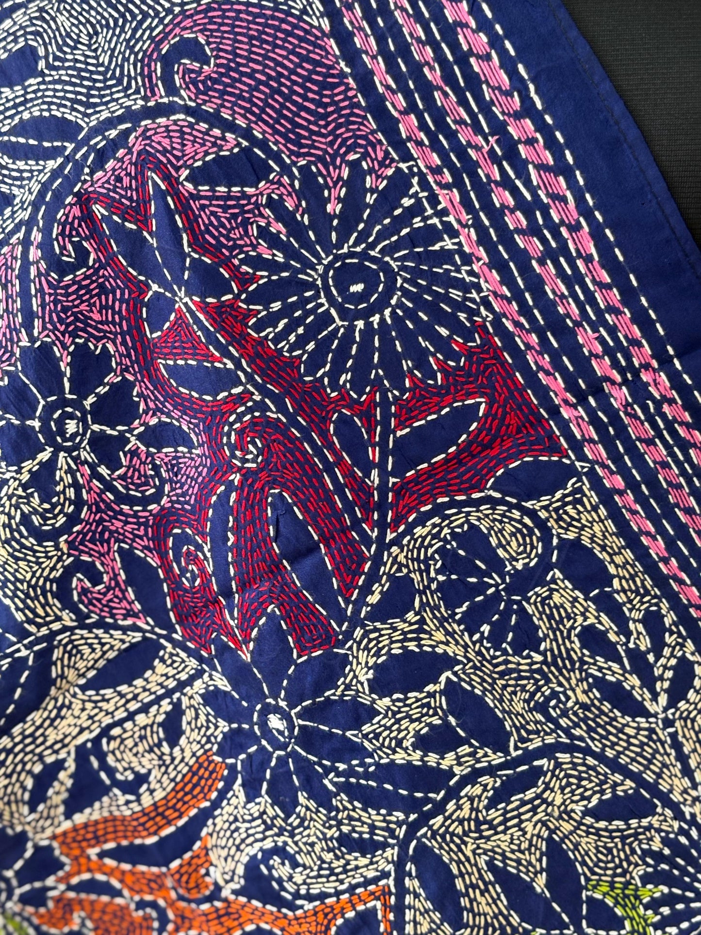 Kantha Art Silk Stole 22"