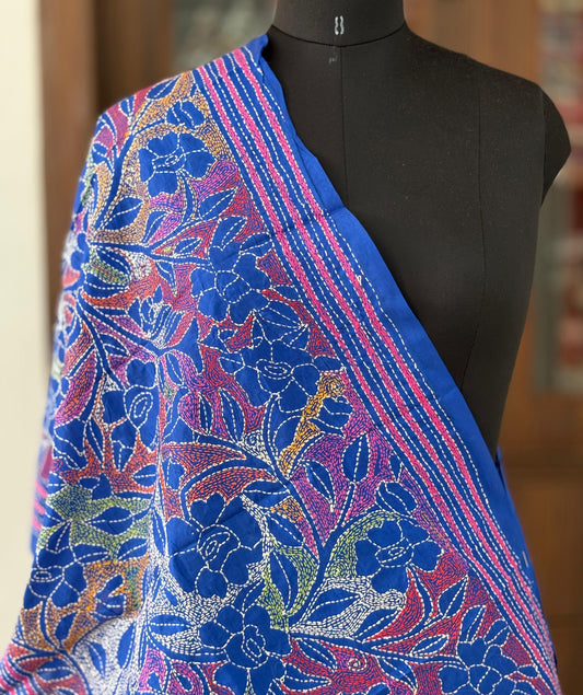 Kantha Art Silk Stole 22"
