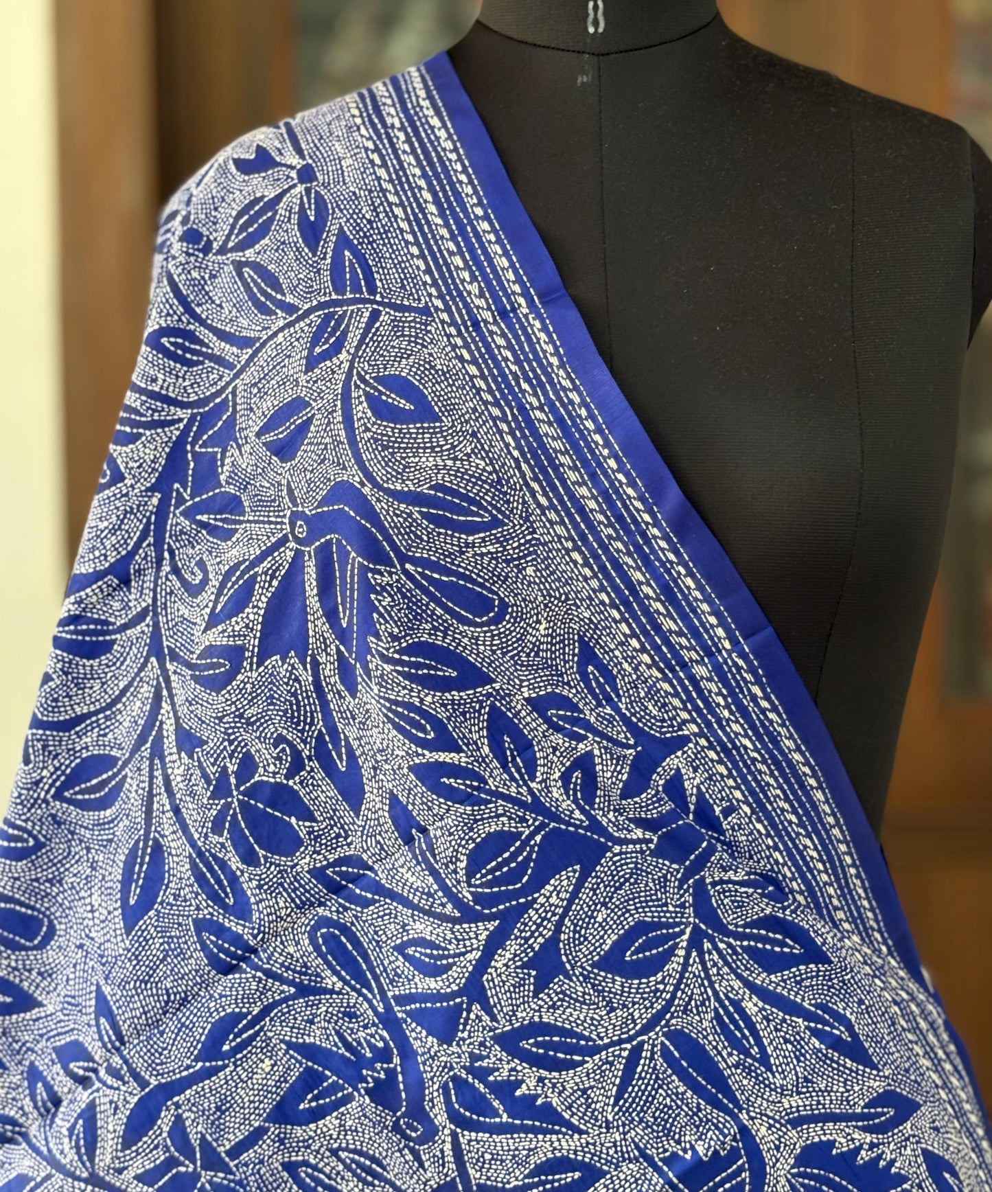 Kantha Art Silk Stole 22"