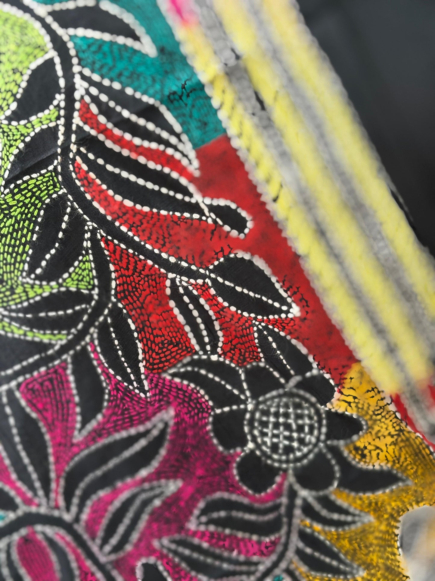 Kantha Art Silk Stole 22"