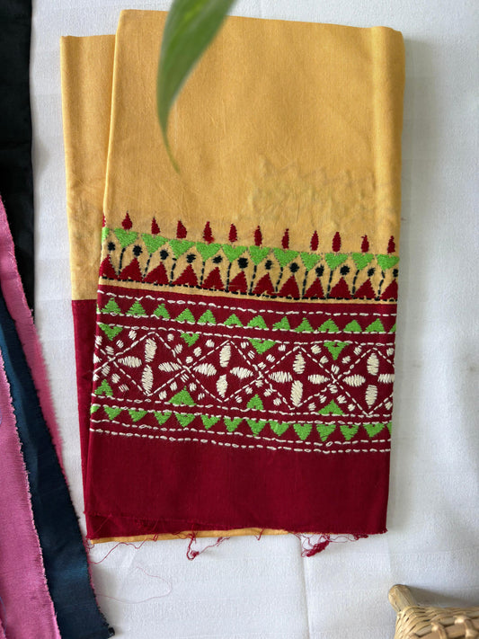 Kantha Cotton 1 Mtr. Blouse Piece