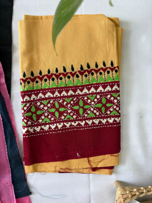 Kantha Cotton 1 Mtr. Blouse Piece