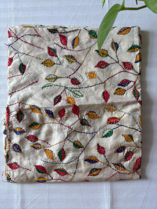 Kantha Art Silk Blouse Piece