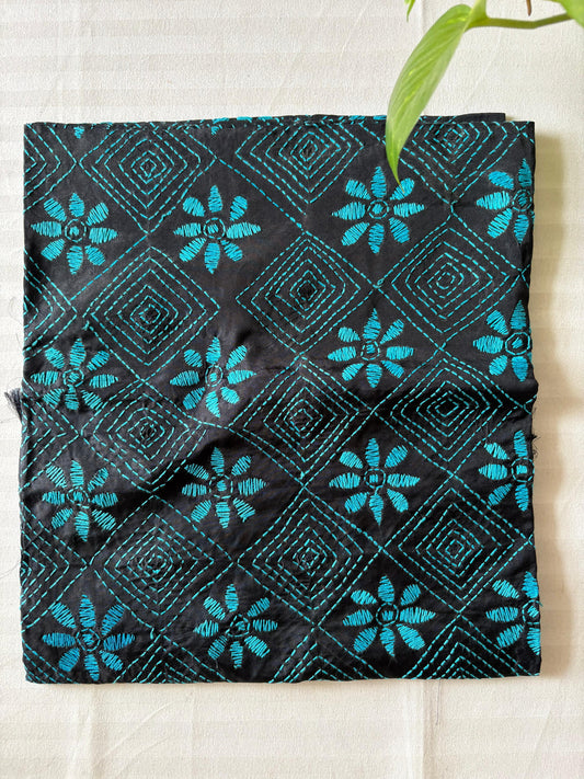 Kantha Art Silk Blouse Piece
