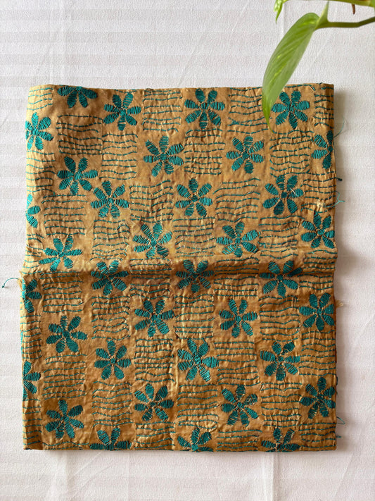 Kantha Art Silk Blouse Piece