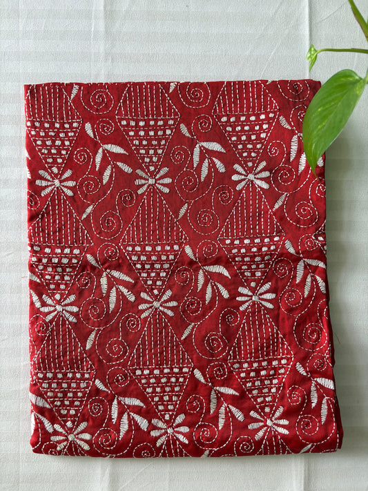 Kantha Art Silk Blouse Piece